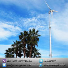 Utilisation de génératrice éolienne Sunning 5000W 48V Mini aux Pays-Bas